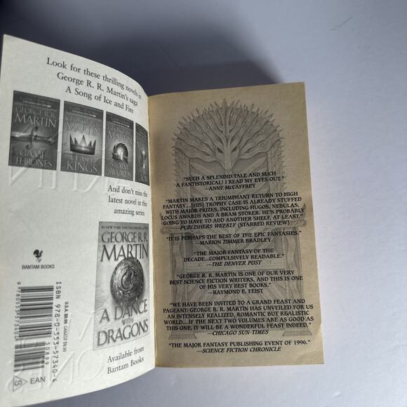 A Game of Thrones (A Song of Ice and Fire, Book 1) By Martin, George R.R. - GOOD - Picture 7 of 7